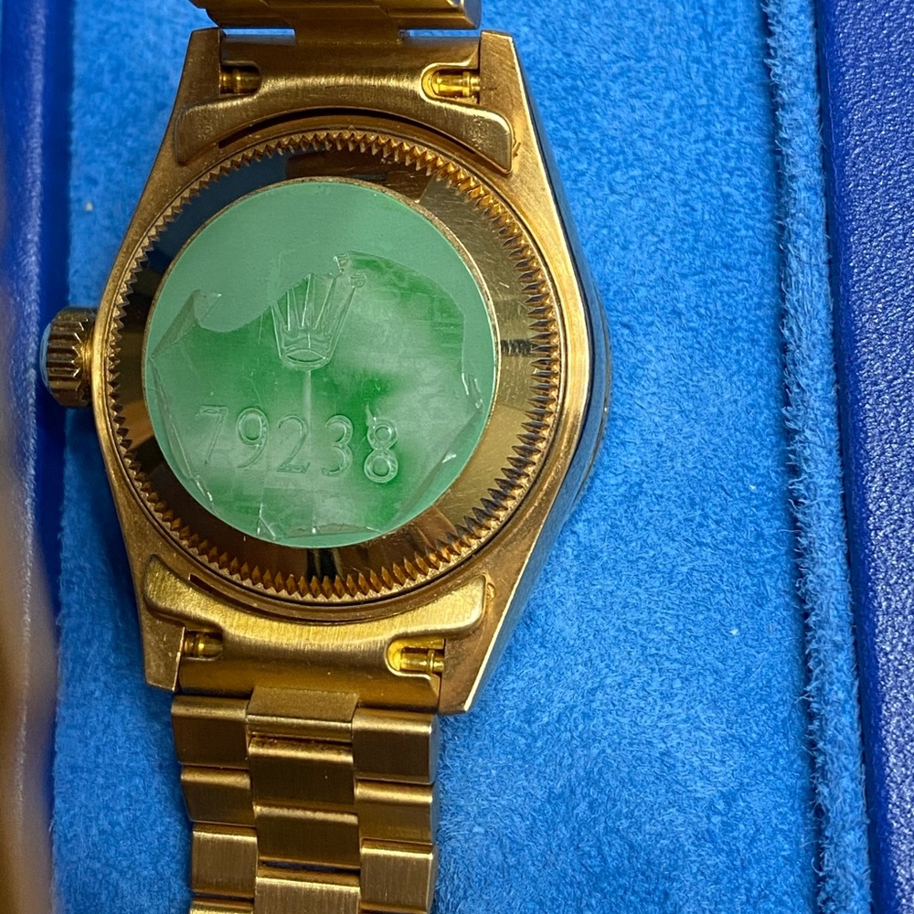 Rolex president 18k gold diamond watch - Picture 14 of 16